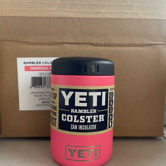 YETI Rambler Colster Can Insulator - Tropical Pink - Picture 1 of 5
